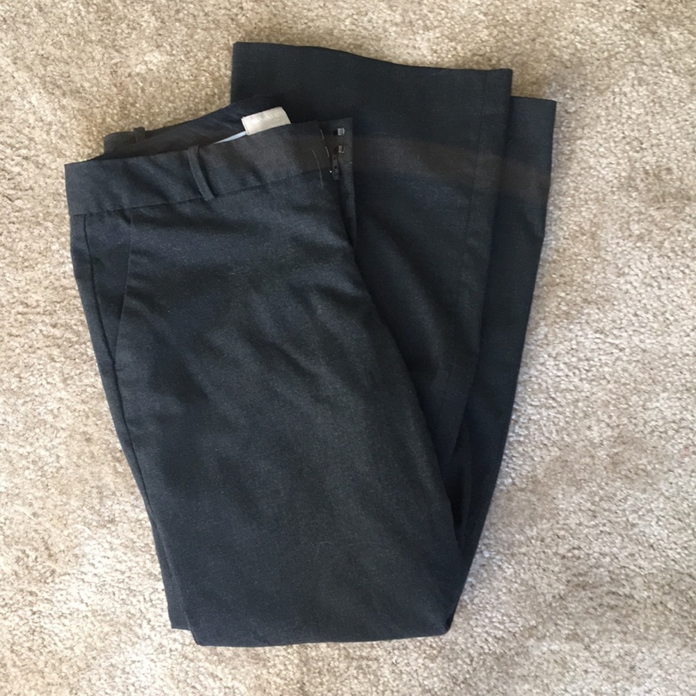 Dark gray suit pants